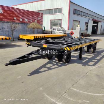 多轮胎骨架拖车